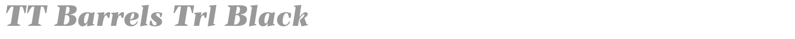 TT Barrels font preview